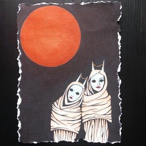 Lovely Bloodflow Twins Art Print 5” by 7”